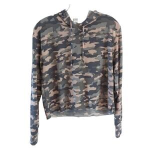 EUC YMI Camo Hoodie, M